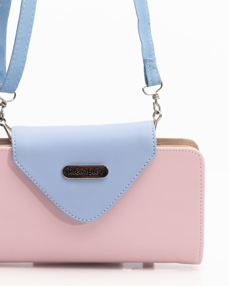 Billetera Doble Uso Bi Color