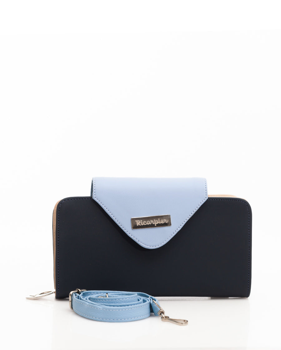 Billetera Doble Uso Bi Color