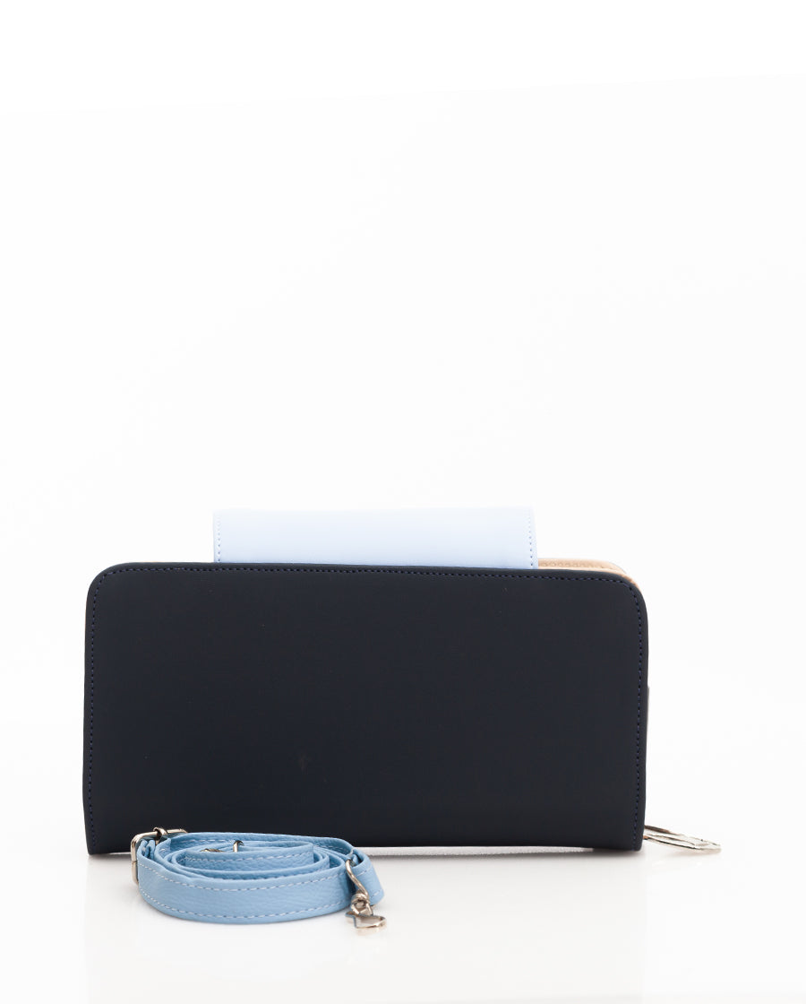 Billetera Doble Uso Bi Color