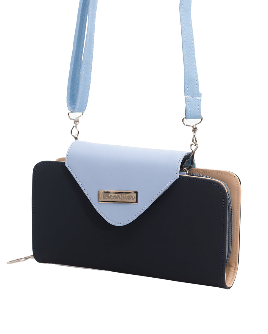 Billetera Doble Uso Bi Color