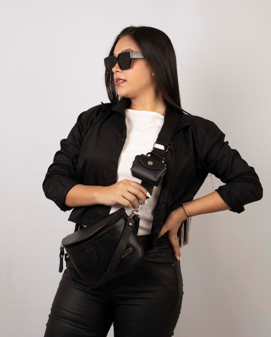 Canguros Doble Uso Sunny Negro