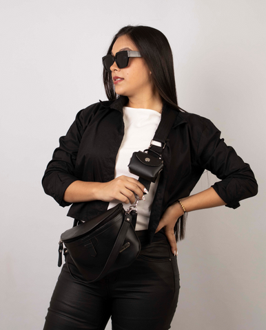 Canguros Doble Uso Sunny Negro