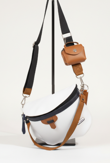 Canguros Doble Uso Sunny Tricolor Blanco